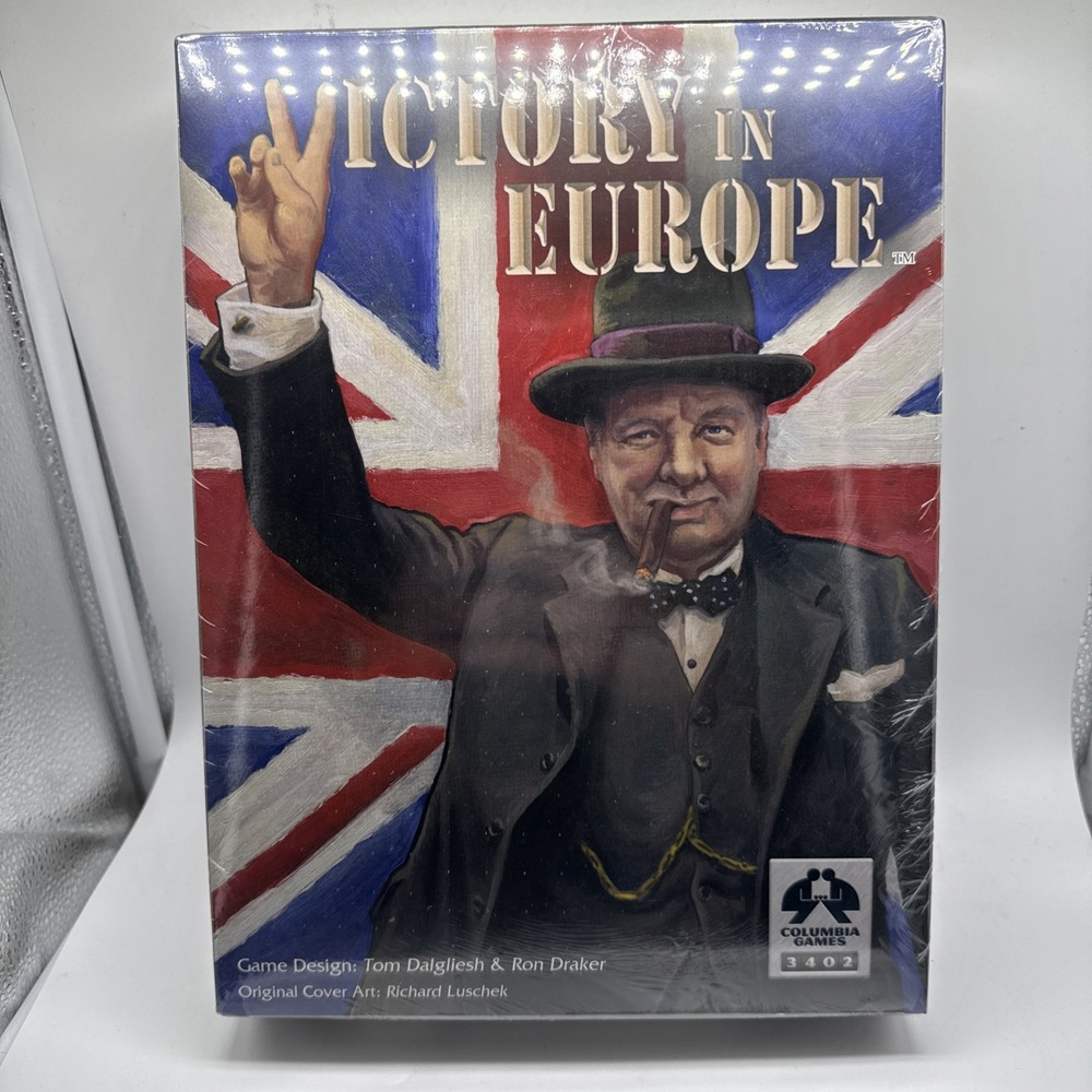Victory in Europe WWII Board Game Columbia Games 3402 NIS Block Was Game